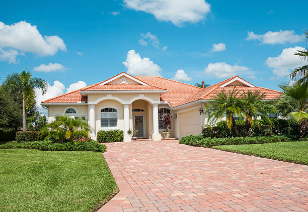 Residential Paver Driveway in Rome City, IN